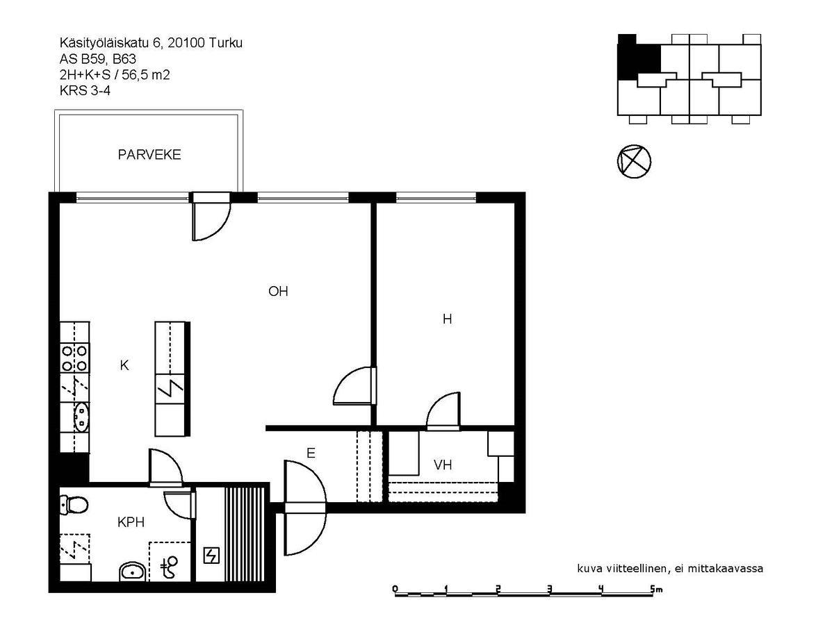 City Apartments Turku - 1 Bedroom Apartment With Private Sauna Eksteriør bilde